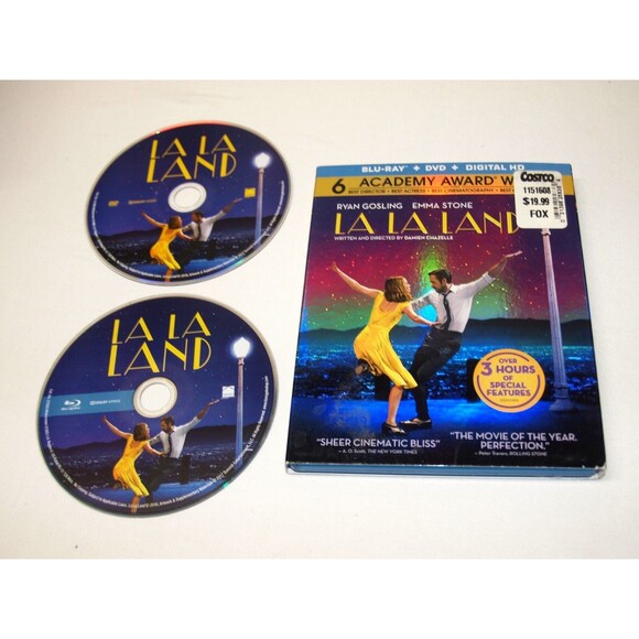 La La Land Blue Ray & DVD With Slipcover Multi Languages & Subtitles Wide Screen - Picture 2 of 3